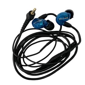 SHURE SE215 有線イヤホン カナル型 高遮音性 モニターイヤホン クリア オーディオ機器 中古 O11180059