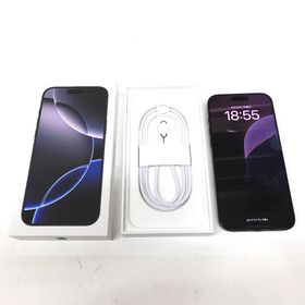 【質みなみ】■au■iphone16ProMax MYWG3J/A 256GB 黒 〇■超美品
