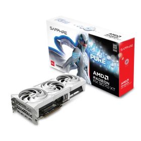 SAPPHIRE PURERX9070XT16GB/11348-02-20G ホワイト [グラフィックボード] 【KK9N0D18P】