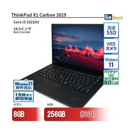 中古 ノートパソコン Lenovo レノボ ThinkPad X1 Carbon 2019 20R1S0PS00 Core i5 メモリ：8GB 6ヶ月保証