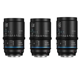 SIRUI Astra アナモルフィック シネレンズ 3本セット 1.33x オートフォーカス フルサイズ対応 ソニーEマウント FX・A7R・A9シリーズ ブルーフレア(AST-3S-EB)