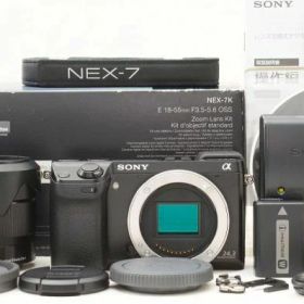 【中古】 『美品』 Sony NEX-7 E 18-55 OSS レンズキット / NEX-7K / Sony / ソニー / ミラーレス一眼カメラ / レンズキット