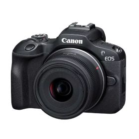 【中古】ミラーレス一眼カメラ EOS R100 標準ズームレンズキット(RF-S18-45) ブラック ブラック/APS-C/約356g EOSR100-1845ISSTMLK カメラ 一眼レフ ミラーレス レンズ 中古 人気 おすすめ 高画質