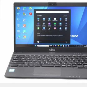 中古 フルHD 13.3インチ Fujitsu LIFEBOOK U938S Windows11 高性能 第8世代Core i5-8350U 8GB 爆速128GB-SSD カメラ 無線 Office付き Win11【中古ノートパソコン 中古パソコン 中古PC】送料無料 あす楽対応 即日発送（Windows10も対応可能 Win10）