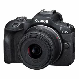 【20日はエントリーで最大5000ポイント】Canon キヤノンミラーレスカメラ EOS R100・RF-S18-45 IS STMレンズキット 6052C011(2658399)送料無料