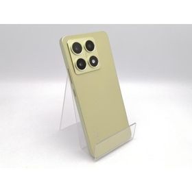 【中古】Xiaomi UQmobile 【SIMフリー】 Xiaomi 14T 12GB 256GB レモングリーン XIG07【ECセンター】保証期間１ヶ月【ランクA】