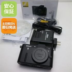 新品同様 Nikon 1 V1 ボディ ブラック 即日発送 ミラーレス一眼 ニコン 本体 土日祝発送OK 02000