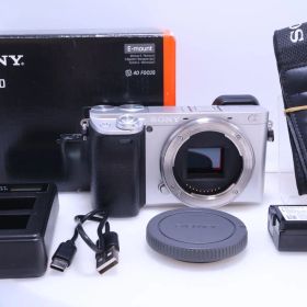 【5,775回 美品】SONY α6400 ボディ シルバー ILCE-6400 APS-C ミラーレス一眼カメラ