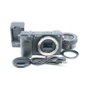 SONY α6400 パワーズームレンズキット 同梱レンズSELP1650 ブラック ILCE-6400L B