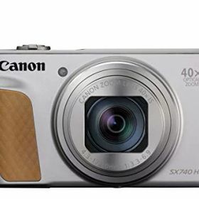 Canon コンパクトデジタルカメラ PowerShot SX740 HS シルバー 光学40倍ズーム/4K動画/Wi-Fi対応 PSSX740