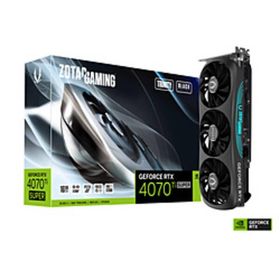 〔中古〕ZOTAC(ゾタック) ZOTAC GAMING GeForce RTX 4070 Ti SUPER Trinity Black Edition ZT-D40730D-10P〔344-ud〕