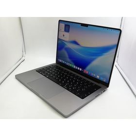 【中古】MacBook Pro 14インチ M1 Pro(CPU:8C/GPU:14C) 16GB/512GB スペースグレイ MKGP3J/A (14インチ, 2021)【府中ル・シーニュ】保証期間１ヶ月【ランクC】