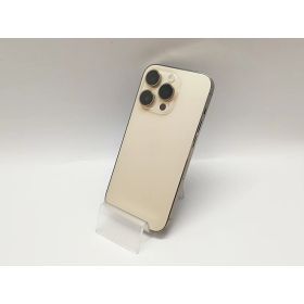 【中古】Apple au 【SIMフリー】 iPhone 14 Pro 128GB ゴールド MQ073J/A【博多】保証期間1ヶ月【ランクC】