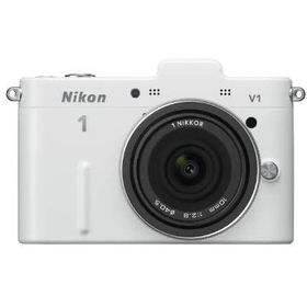 ニコン Nikon 1 V1 10mm 2.8 薄型レンズキット ホワイト 単焦点 ミラーレス一眼 カメラ 中古