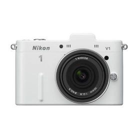 中古 １年保証 美品 Nikon V1 薄型レンズキット ホワイト