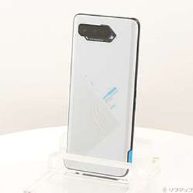〔中古品〕 ROG Phone 5 256GB ストームホワイト ZS673KS-WH256R12 SIMフリー ［6.78インチ有機EL／Snapdragon 888 5G／RAM:12GB／ナノSIM&ナノSIM］〔中古品〕 ROG Phone 5 256GB ストームホワイト ZS673KS-WH256R12 SIMフリー ［6.78インチ有機EL／Snapdragon 888 5G／RAM:12GB／ナノSIM&ナノSIM］