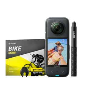 【期間限定クーポン配布中！6/15 0:00〜6/26 01:59】インスタ360 Insta360 カメラ Insta360 X3 自転車撮影セット Insta360 X3+bicyclekit 7200万画素 360度写真 手ブレ補正 タイムプラス 8K 防水 IPX8 自撮り【ご自宅配送限定】‥