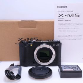 【2,118回 ほぼ新品】FUJIFILM X-M5 ボディ ブラック ミラーレス一眼カメラ