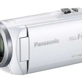 【中古】パナソニック HDビデオカメラ V480MS 32GB ホワイト 高倍率90倍ズーム ホワイト HC-V480MS-W カメラ 一眼レフ ミラーレス レンズ 中古 人気 おすすめ 高画質