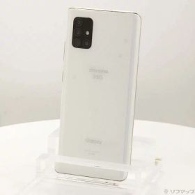 【中古】SAMSUNG(サムスン) GALAXY A51 5G 128GB プリズムブリックス ホワイト SC-54A docomoロック解除SIMフリー 【295-ud】