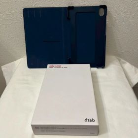 docomo/dtab/Compact/d-42A/タブレット/箱付属完備/カバー付き/IMEI確認済み/ネイビー/動作品/No.200