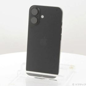 ソフマップ 〔中古品〕 iPhone16 256GB ブラック MYDW3J／A SIMフリー【262】