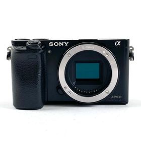 ソニー SONY α6000 ボディ ILCE-6000 B ブラック デジタル ミラーレス 一眼カメラ 中古