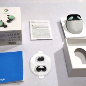 ジャンク・部品取り用】Google Pixel Budsミントグリーン付属品一式