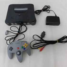 中古品 ゲーム NINTENDO 64 本体 NUS-001 動作品 周辺機器付き