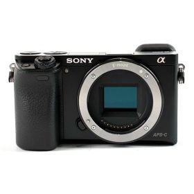 ソニー SONY α6000 ボディ ILCE-6000 B ブラック デジタル ミラーレス 一眼カメラ 【中古】