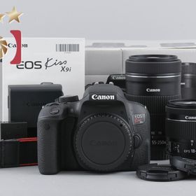 【中古】Canon キヤノン EOS Kiss X9i ダブルズームキット シャッター回数僅少 元箱付き