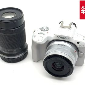 【中古】 【良品】 キヤノン EOS R50 ダブルズームキット ホワイト 【ミラーレス一眼】 【6ヶ月保証】