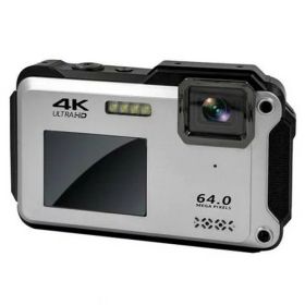 【長期保証付】高橋国際商事 TAKA WORLD TT-WD1300 シルバー Bluemake4K防水コンパクトデジタルカメラ1300万画素防水 防塵 耐衝撃 TTWD1300