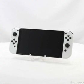 【中古】Nintendo(任天堂) Nintendo Switch 有機ELモデル Joy-Con(L)／(R) ホワイト 【269-ud】