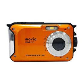 【中古】（新古品） movio 500万画素 防水デジタルカメラ MWP200