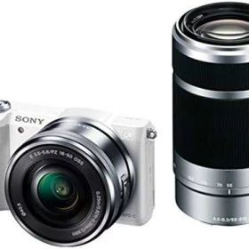 【中古】ソニー ミラーレス一眼 α5100 ダブルズームキット E PZ 16-50mm F3.5-5.6 OSS + E 55-210mm F4.5-6.3 OSS ホワイト ILCE-5100Y当店保証30日間 人気モデル 高画質 売れ筋
