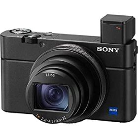 【中古】【非常に良い】ソニー/コンパクトデジタルカメラ/Cyber-shot / RX100VII / ボディ/ブラック / 1.0型積層型CMOSセンサー / 光学ズーム8倍(24-200mm) / 180度チル