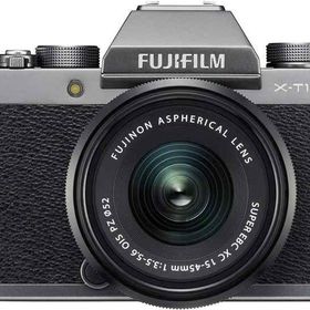 【中古】富士フイルム(FUJIFILM) ミラーレス一眼 X-T100レンズキット ダークシルバー シルバー X-T100LK-DS カメラ 一眼レフ ミラーレス レンズ 中古 人気 おすすめ 高画質