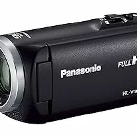 【中古】(良い）パナソニック HDビデオカメラ V480MS 32GB 高倍率90倍ズーム ブラック HC-V480MS-K