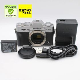 【極上品】 FUJIFILM X-T10 ボディ シルバー ミラーレス一眼 #074VV0431