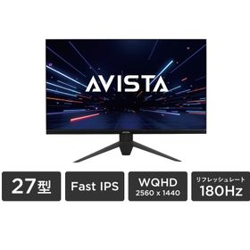 AVISTA 27インチ ゲーミングモニター RGD270QDB ドウシシャ 3年保証 WQHD解像度に対応