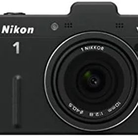【中古】Nikon ミラーレス一眼カメラ Nikon 1 (ニコンワン) V1 (ブイワン) 薄型レンズキット ブラックN1 V1ULK BK
