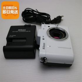 超美品 Nikon 1 V1 ボディ ホワイト 即日発送 ミラーレス一眼 ニコン 本体 あすつく 土日祝発送OK