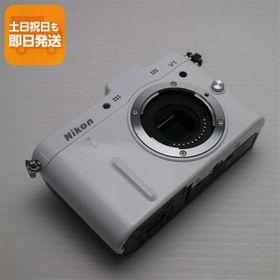 超美品 Nikon 1 V1 ボディ ホワイト 即日発送 ミラーレス一眼 ニコン 本体 あすつく 土日祝発送OK