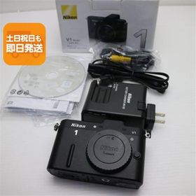 新品同様 Nikon 1 V1 ボディ ブラック 即日発送 ミラーレス一眼 ニコン 本体 あすつく 土日祝発送OK