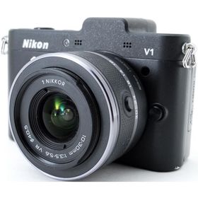 ニコン ミラーレス Nikon 1 V1 ブラック レンズキット 中古 新品SDカード付き 届いてすぐに使える