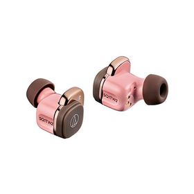 [箱破損 または 箱汚れ品]audio-technica ATH-SQ1TW2 PBW (ピンクブラウン)
