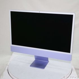 (中古)Apple iMac 24-inch Mid-2021 Z13100057 Apple M1 8コアCPU_8コアGPU 8GB SSD512GB パープル (15.7 Sequoia)(377-ud)