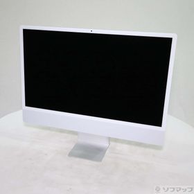 (中古)Apple iMac 24-inch Mid-2021 MGTF3J/A Apple M1 8コアCPU_7コアGPU 8GB SSD512GB シルバー (15.7 Sequoia)(258-ud)