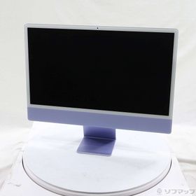 (中古)Apple iMac 24-inch Mid-2021 Z13100057 Apple M1 8コアCPU_8コアGPU 16GB SSD512GB パープル (26.3 Tahoe)(258-ud)